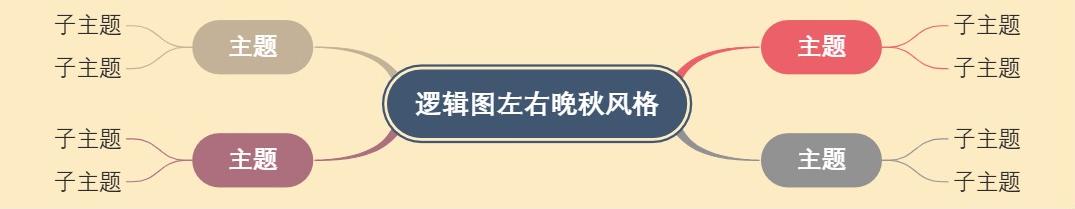 逻辑图左右晚秋风格