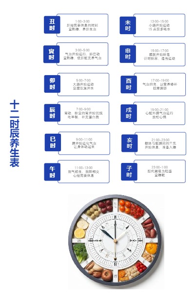 十二时辰养生表
