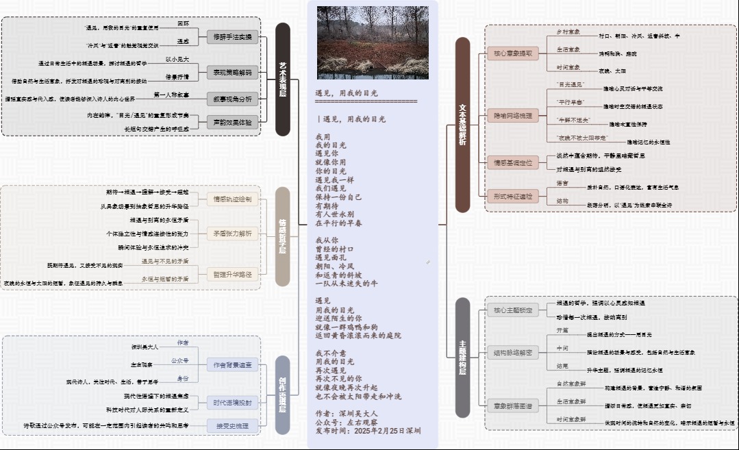 图解诗意：《遇见，用我的目光》
