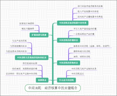 中间消耗：经济核算中的关键概念