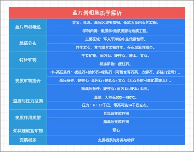 蓝片岩相地质学解析