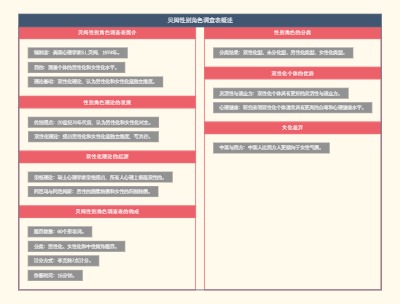 贝姆性别角色调查表概述