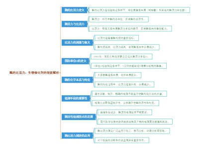 酶的比活力：生物催化剂的效能解析
