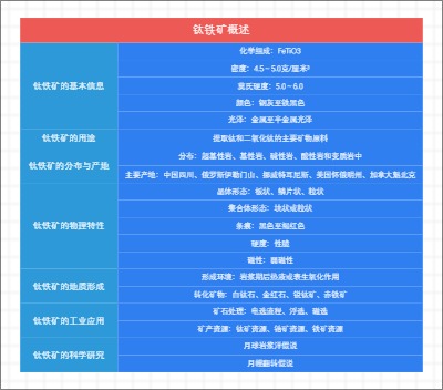 钛铁矿概述