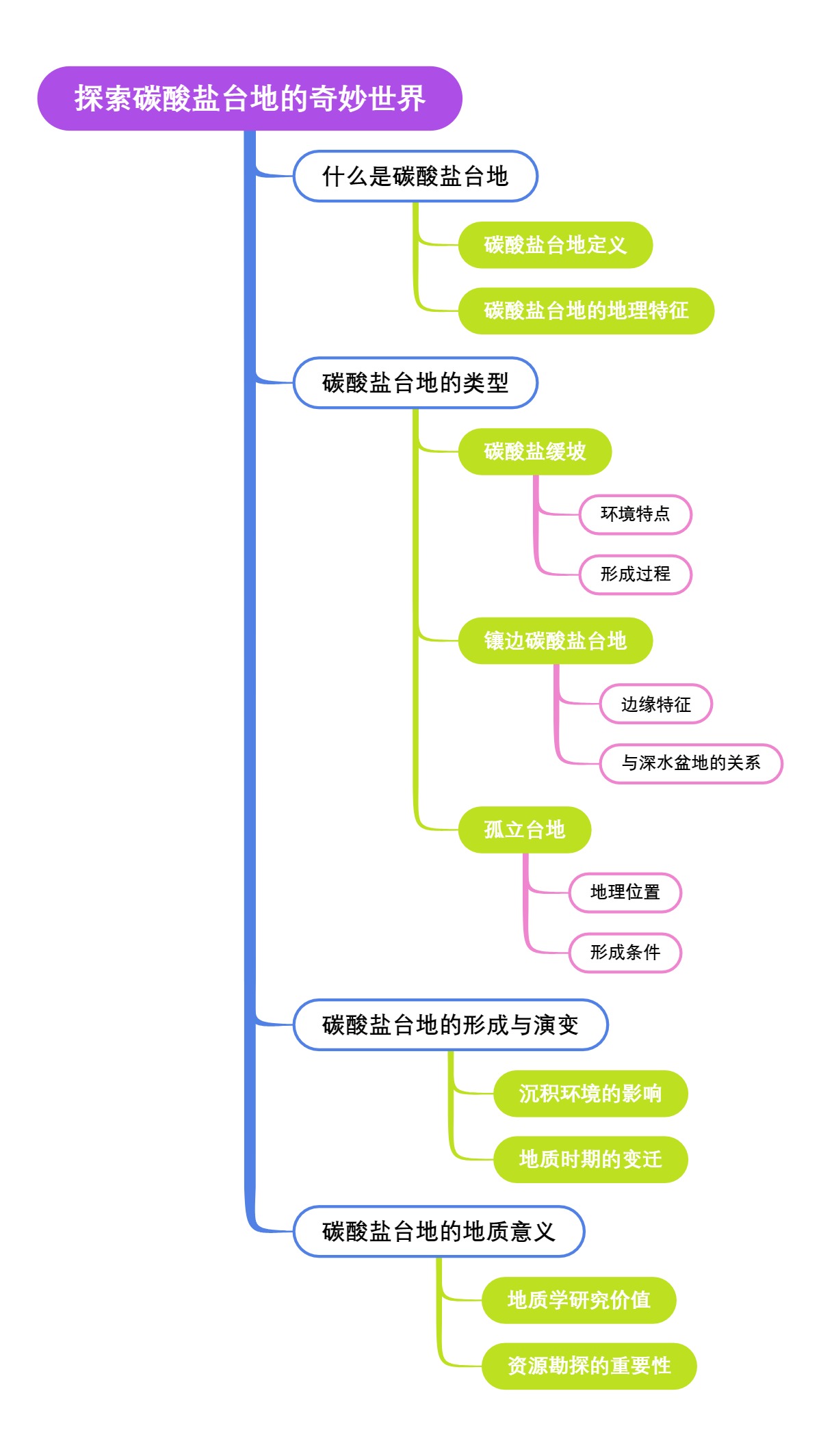 探索碳酸盐台地的奇妙世界