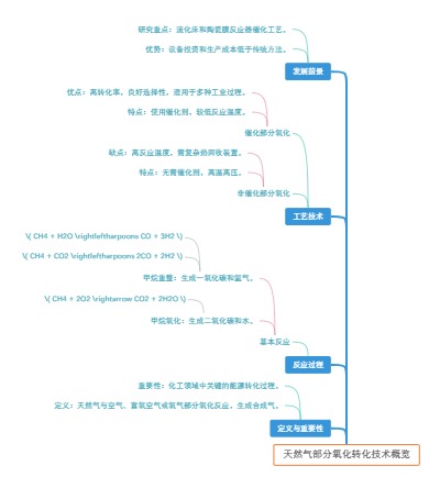 天然气部分氧化转化技术概览
