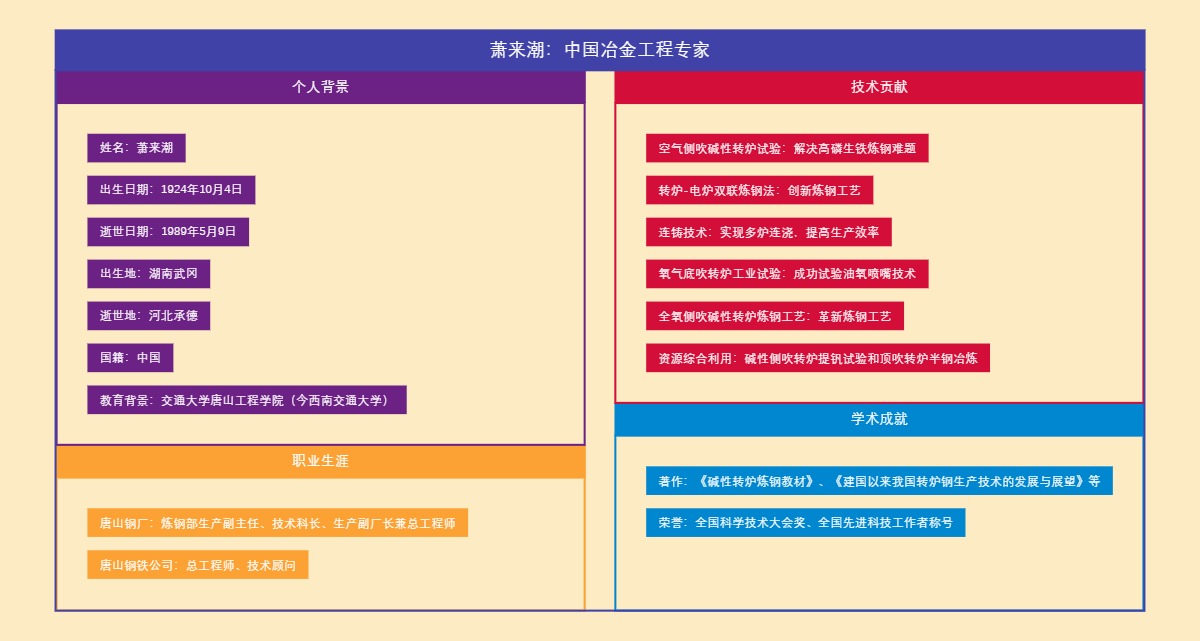 萧来潮：中国冶金工程专家