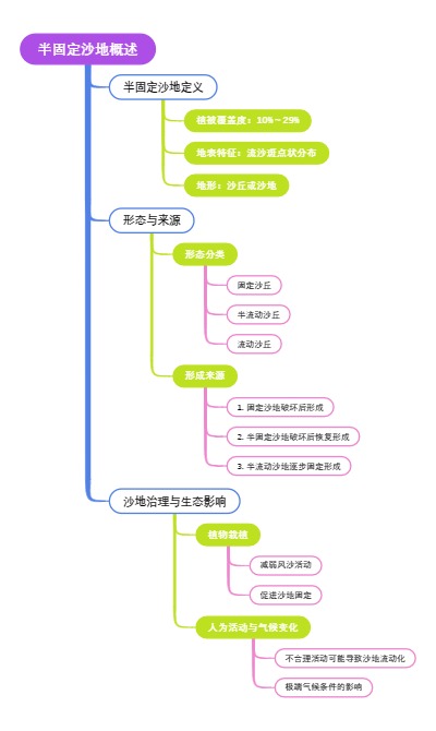 半固定沙地概述