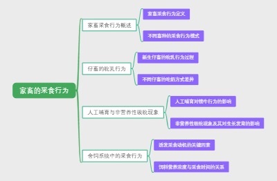 家畜的采食行为