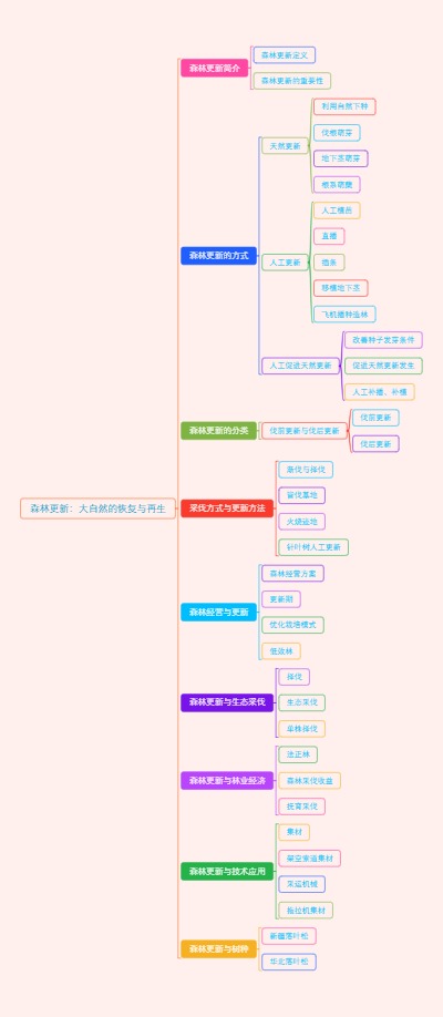森林更新：大自然的恢复与再生