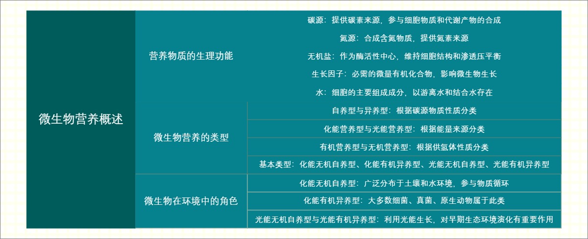 微生物营养概述