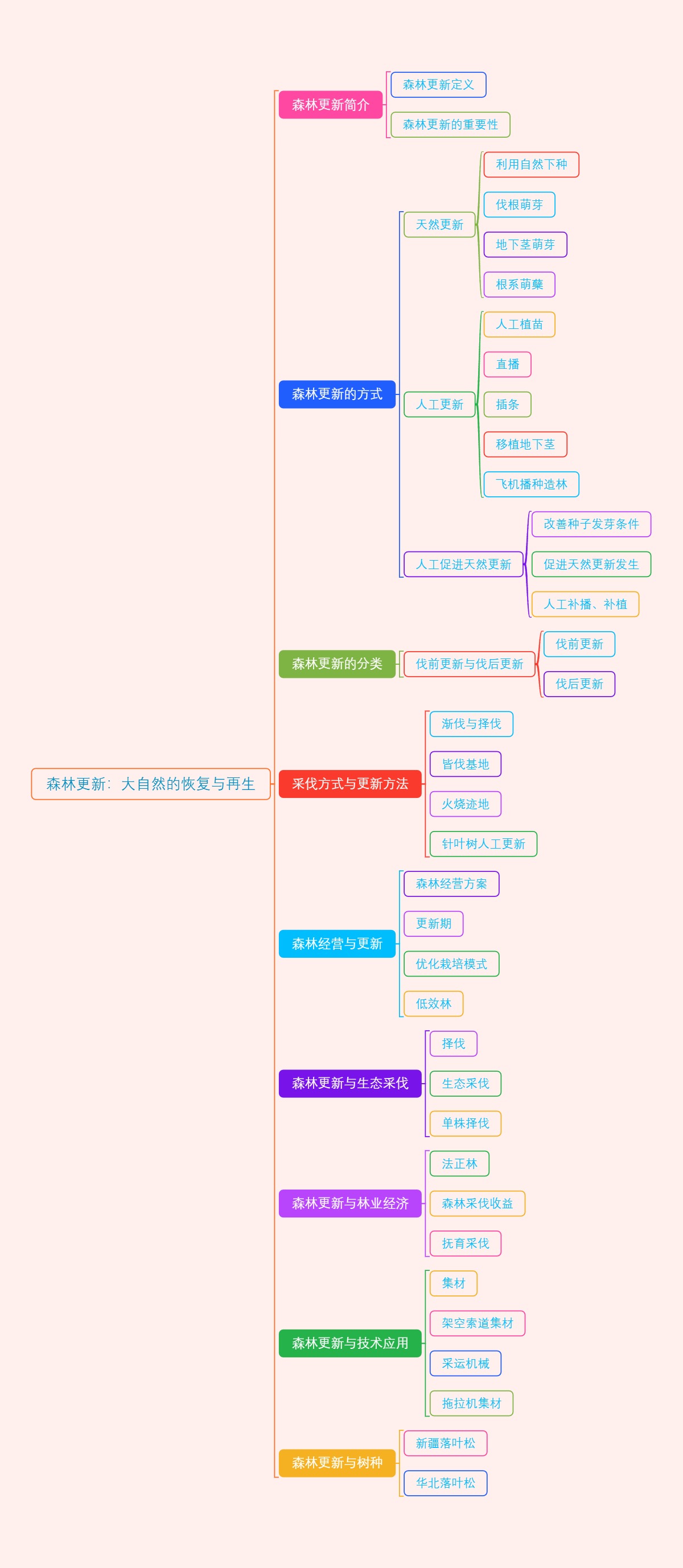 森林更新：大自然的恢复与再生