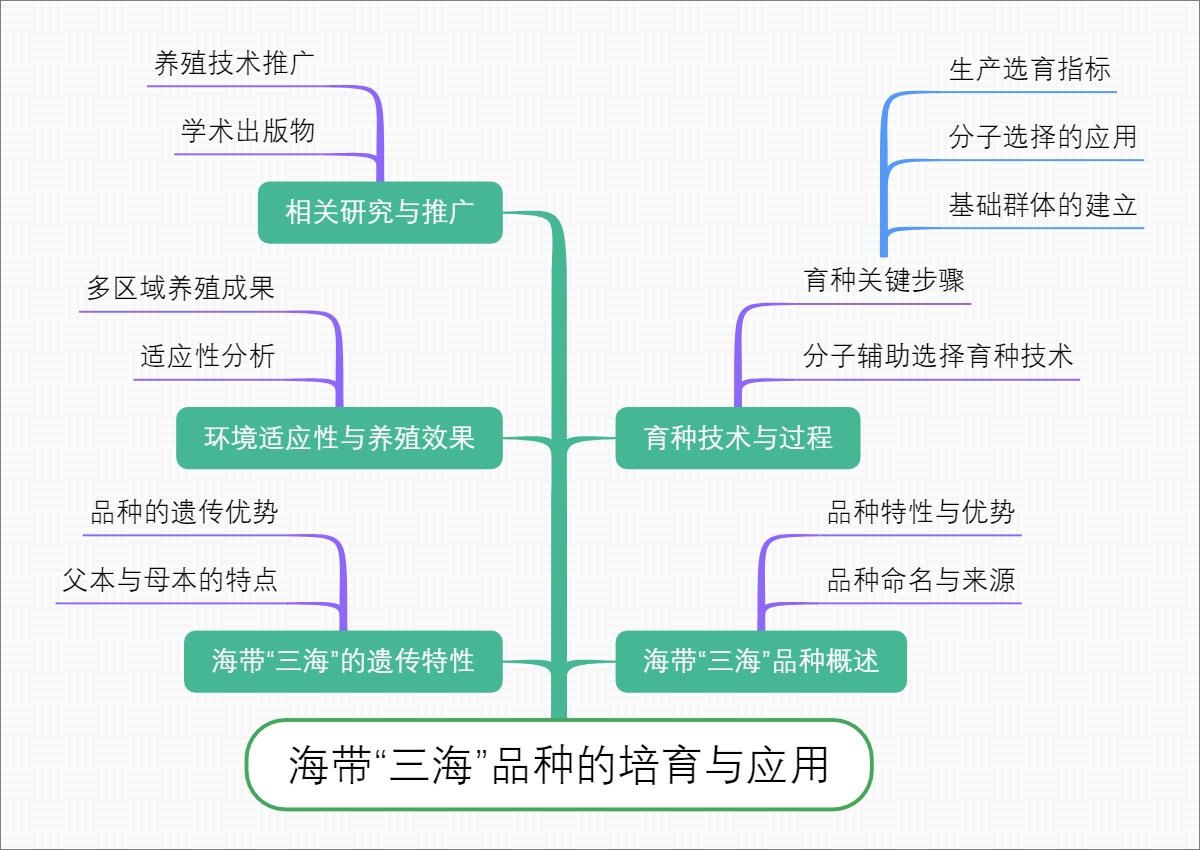 海带“三海”品种的培育与应用