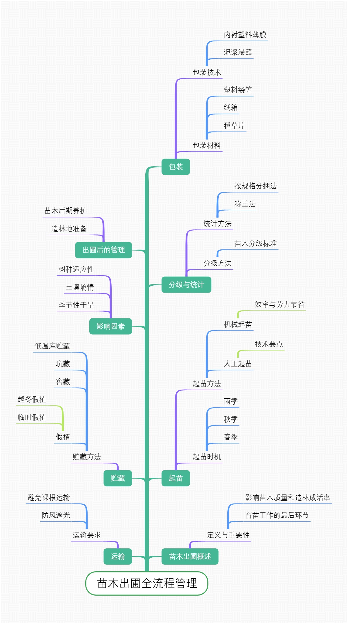 苗木出圃全流程管理