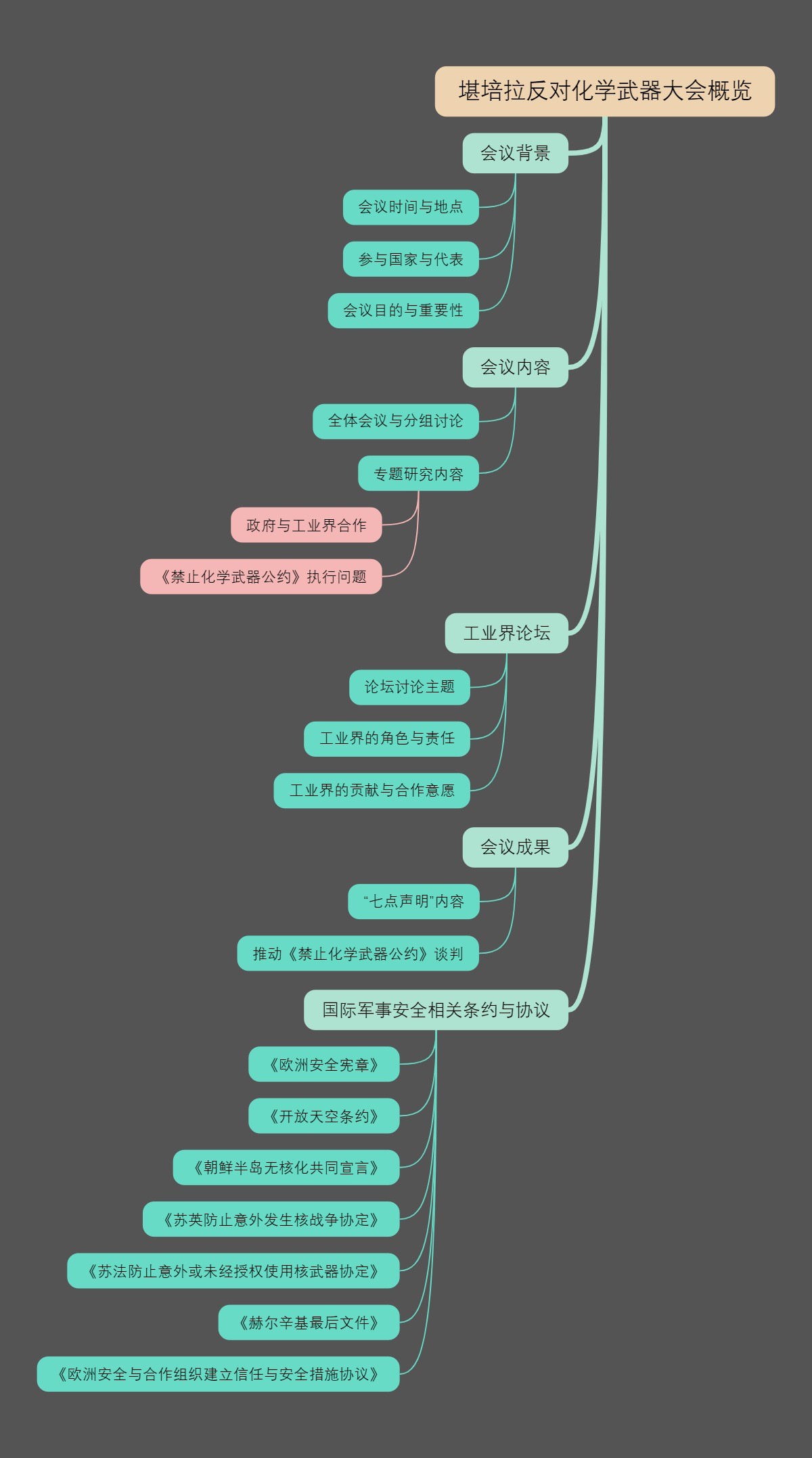 堪培拉反对化学武器大会概览