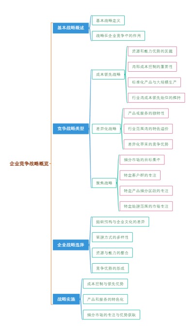 企业竞争战略概览