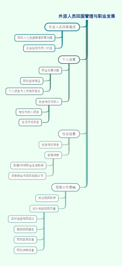 外派人员回国管理与职业发展