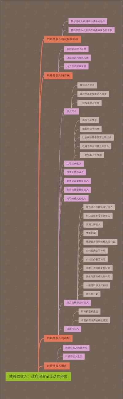 转移性收入：政府间资金流动的桥梁