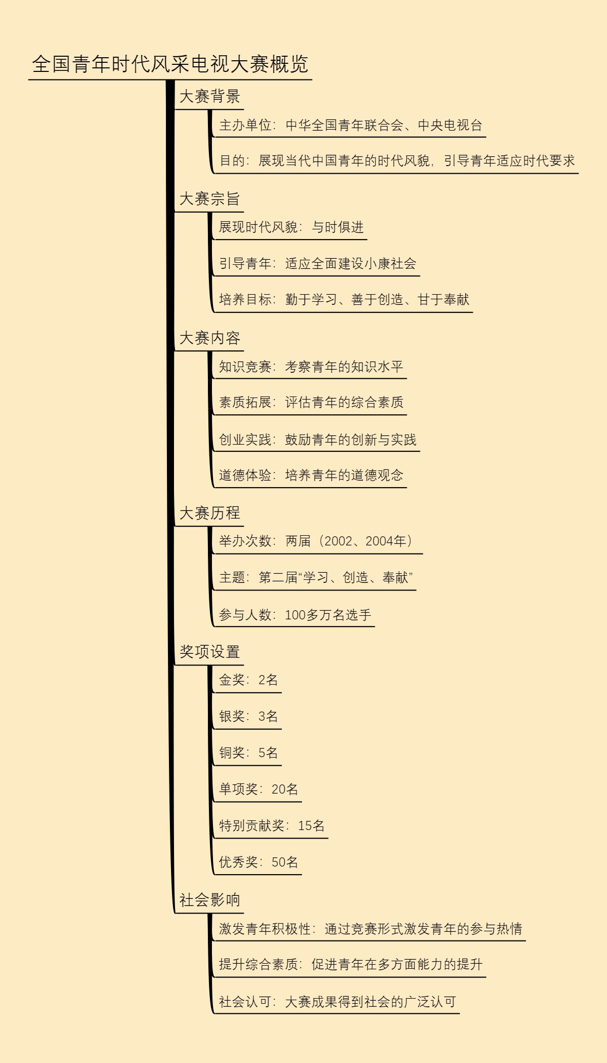 全国青年时代风采电视大赛概览