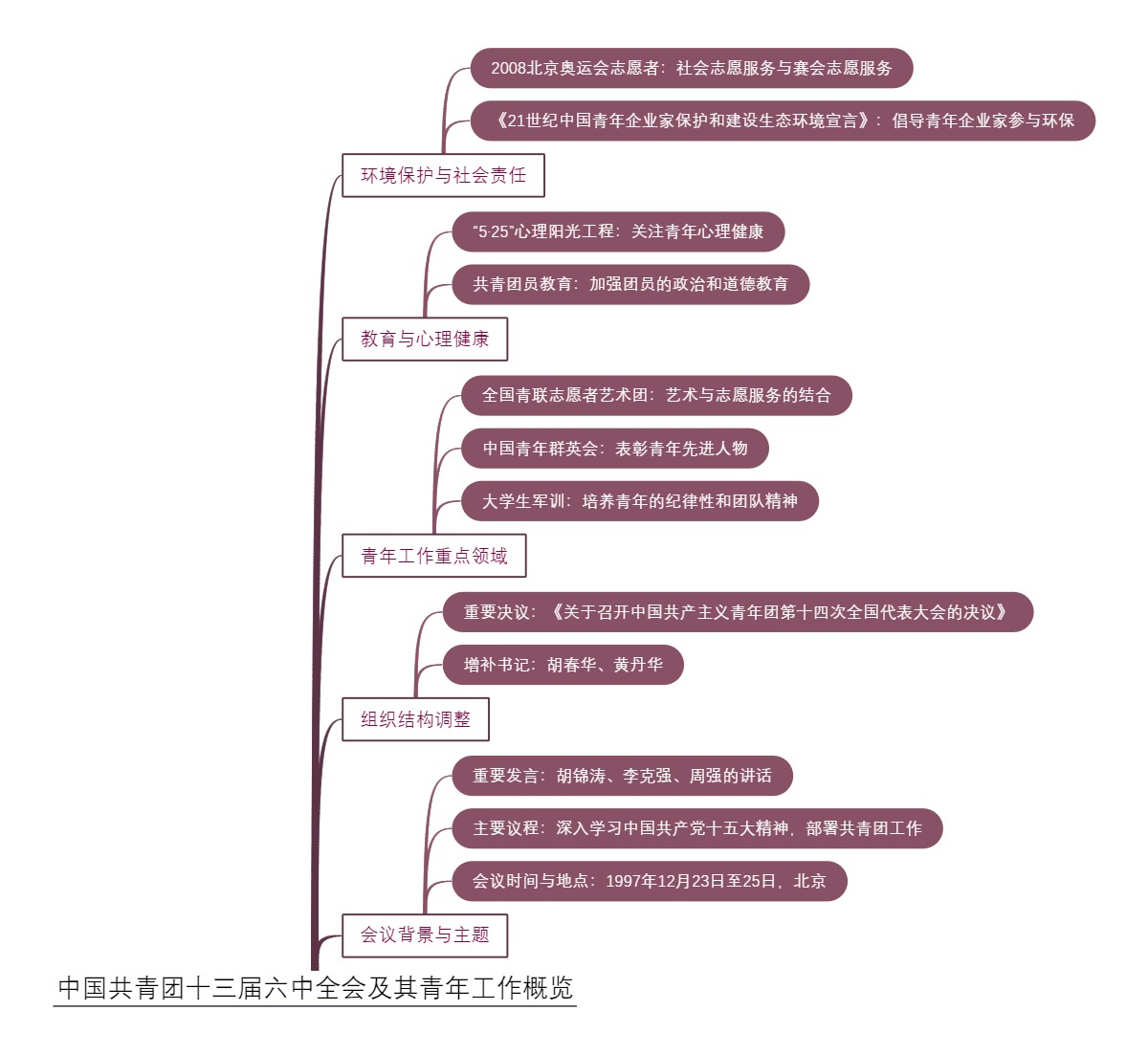中国共青团十三届六中全会及其青年工作概览