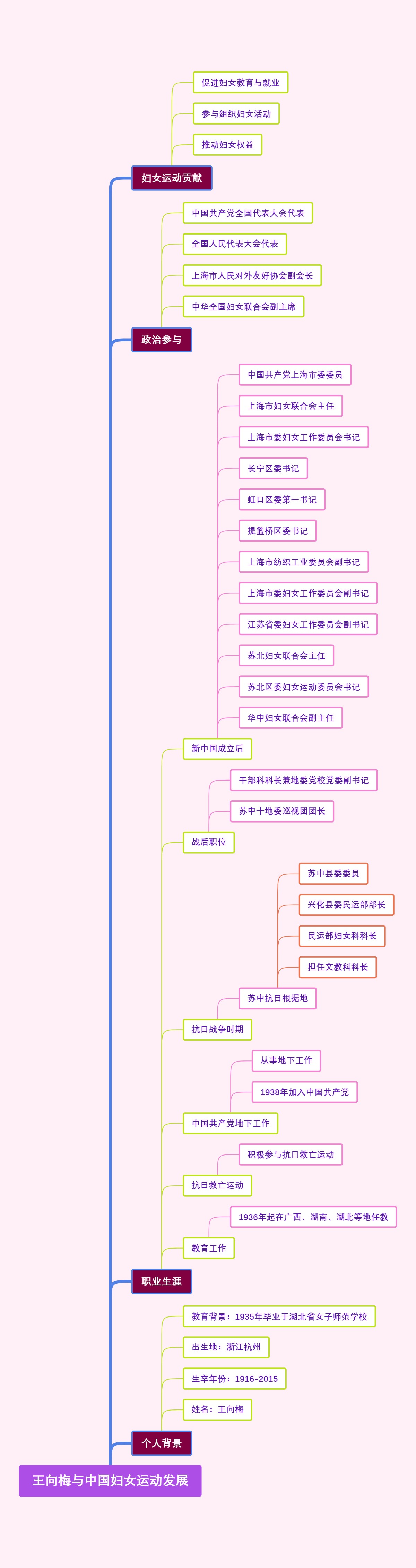 王向梅与中国妇女运动发展