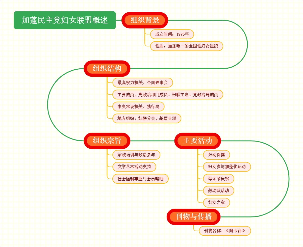 加蓬民主党妇女联盟概述