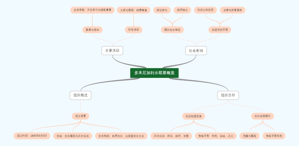 多米尼加妇女联盟概览