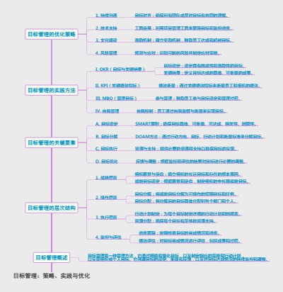 目标管理：策略、实践与优化