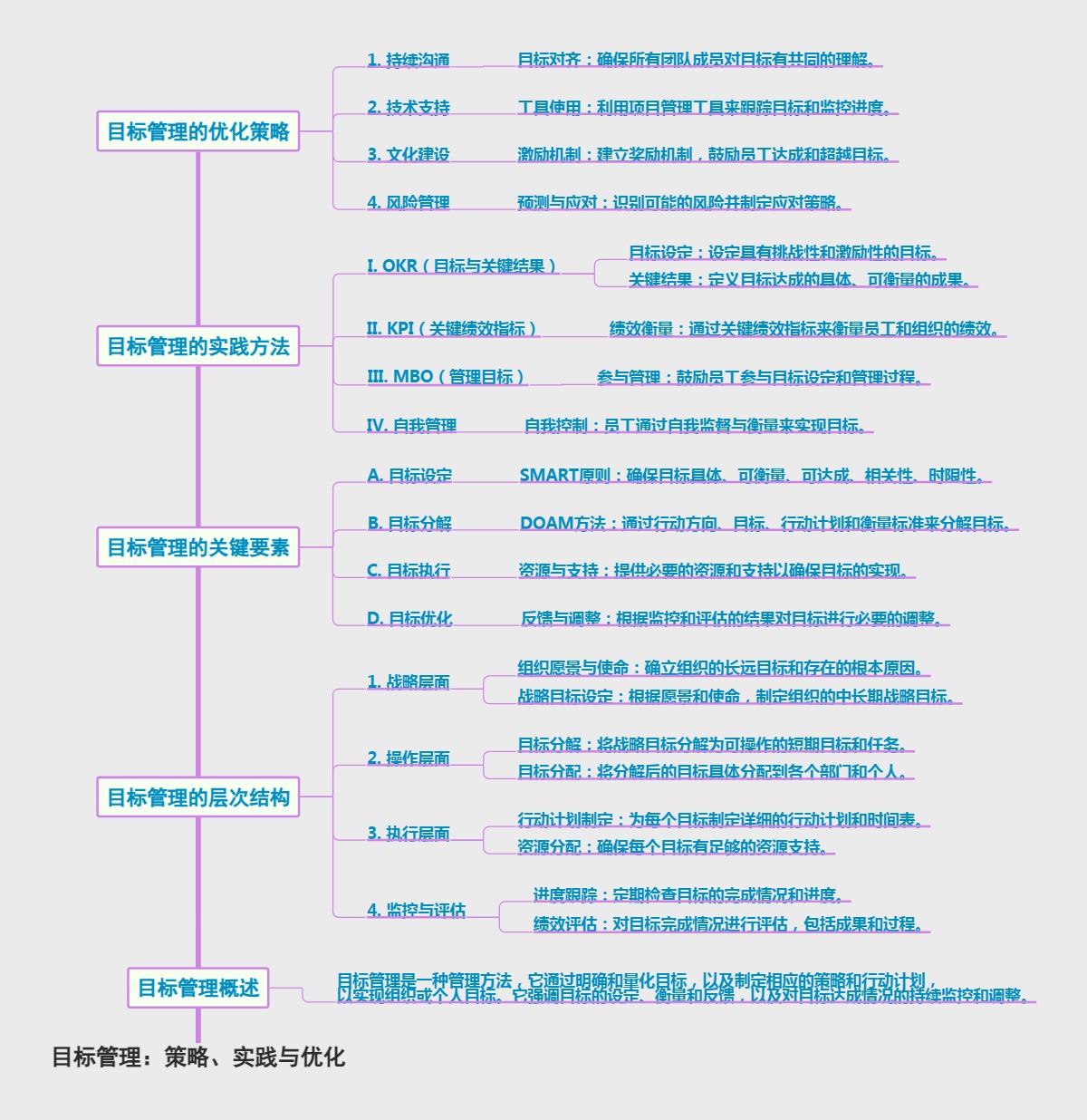 目标管理：策略、实践与优化