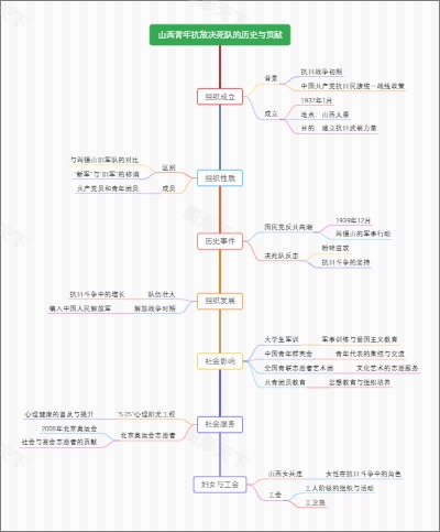 山西青年抗敌决死队的历史与贡献