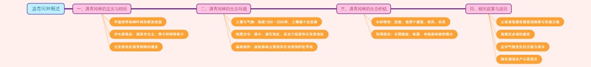滇青冈林概述