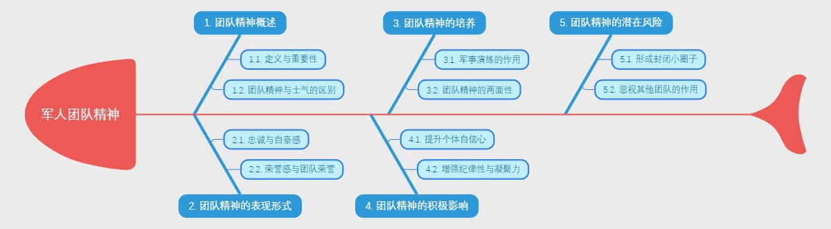军人团队精神