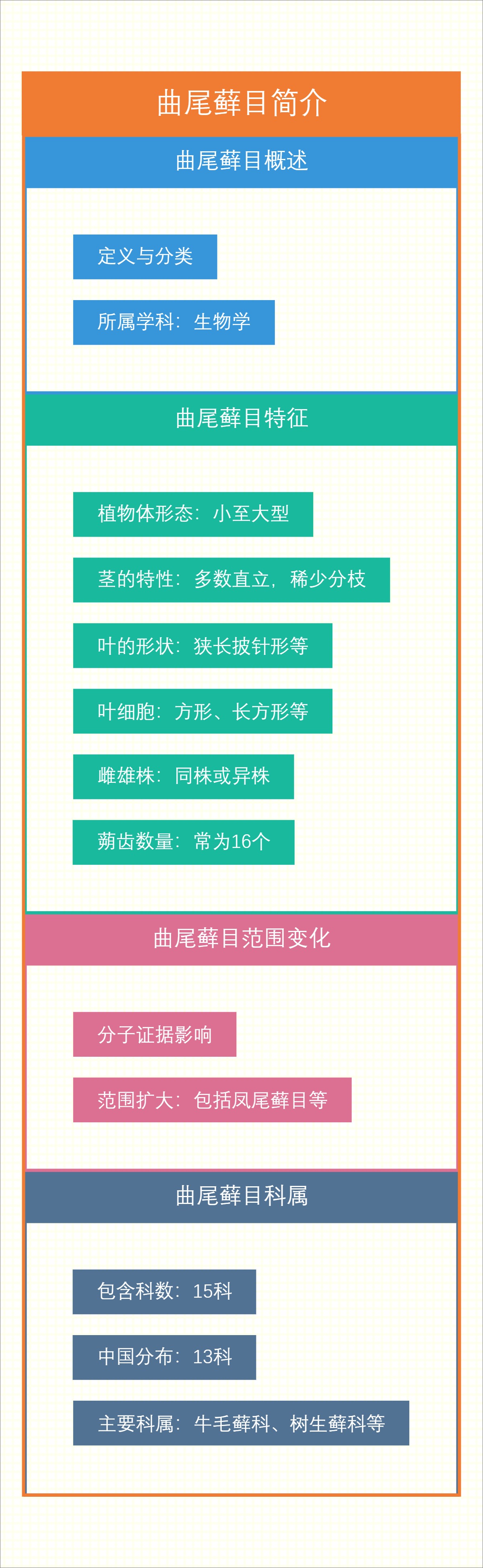 曲尾藓目简介