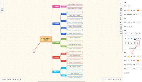 主题样式-文字竖排