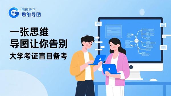 一张思维导图让你告别大学考证盲目备考！