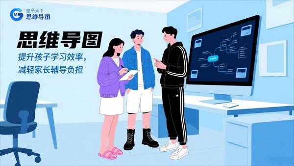 思维导图提升孩子学习效率，减轻家长辅导负担