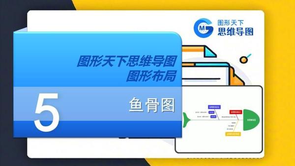 图形天下思维导图图形布局 - 鱼骨图