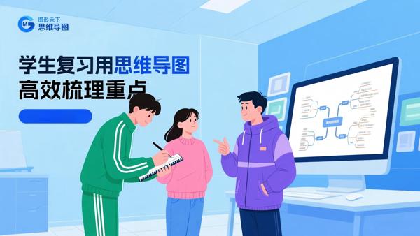 学生复习用思维导图高效梳理重点